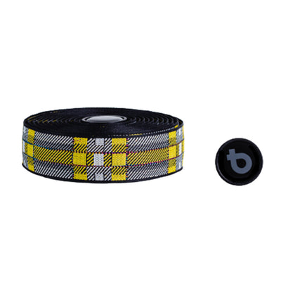 BTP Woven Bartape - Tartan Yellow - Cyclop.in