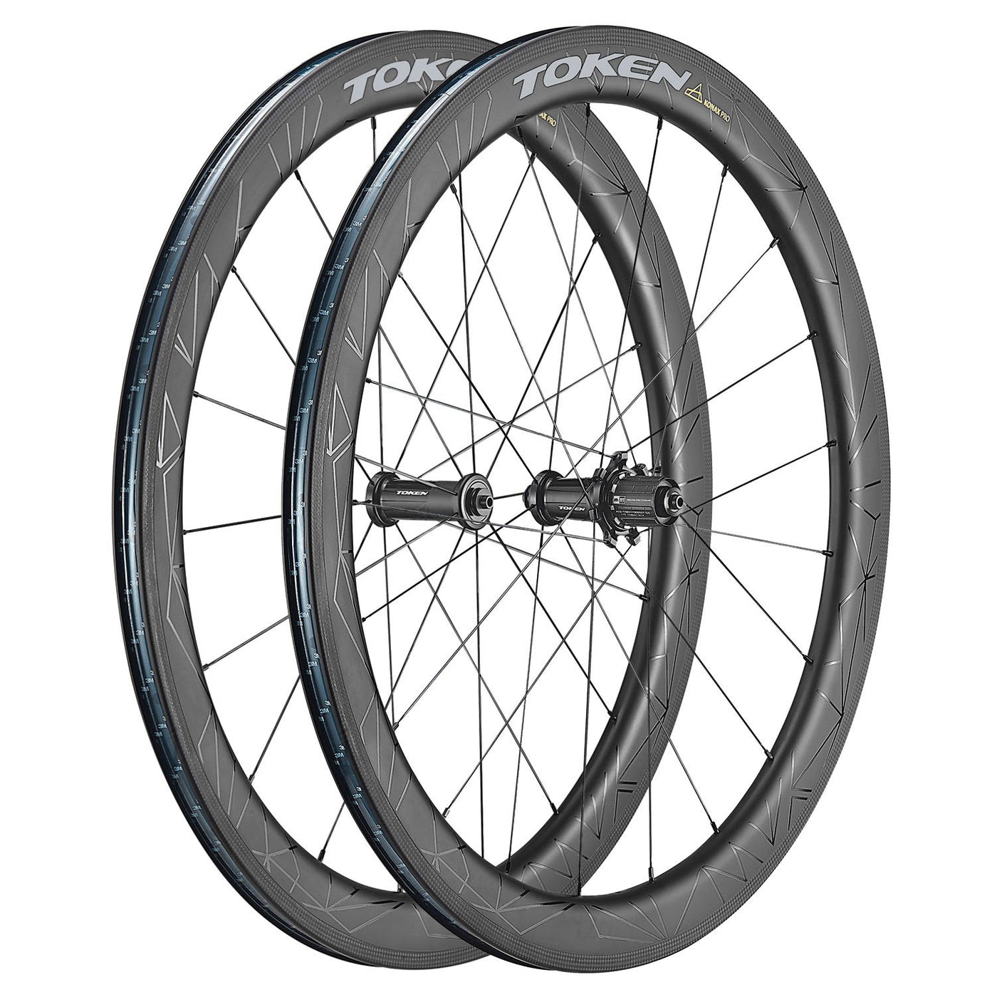 Token Wheel Set Carbon Disc Brake Konax Pro 52mm Tubless Sram/Shimano - Cyclop.in