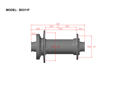 Bitex BX211F Front Hub - Cyclop.in