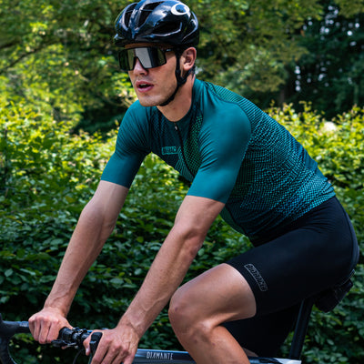 Bioracer Men's Spitfire Jersey - Green Blitzz - Cyclop.in