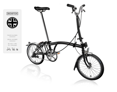 Brompton C-Line Utility Folding Bike - Cyclop.in