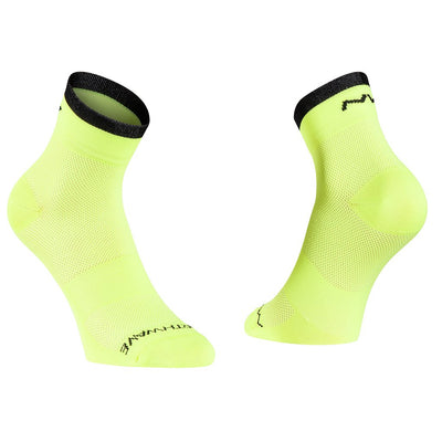 Northwave Origin Mid Socks - Yellow Fluo/Black - Cyclop.in