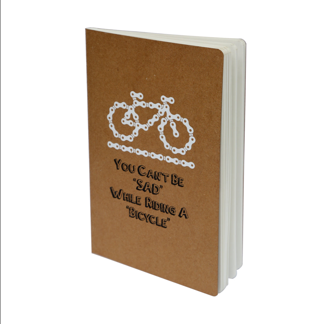 A6 Cycle Inspired Kraft Paper Notebook - Cyclop.in