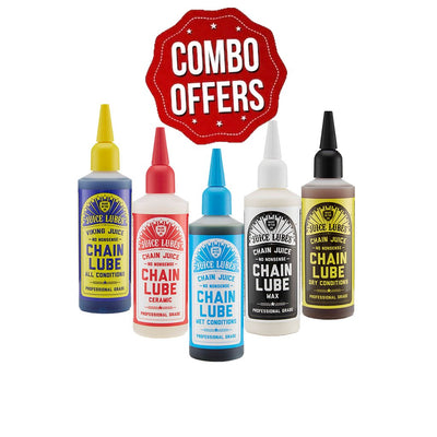 Juice Lubes Chain Oil Combo - Pack Of 5 Lubes - Cyclop.in