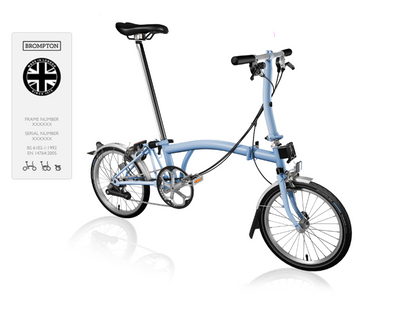 Brompton C-Line Explore Folding Bike - Cyclop.in