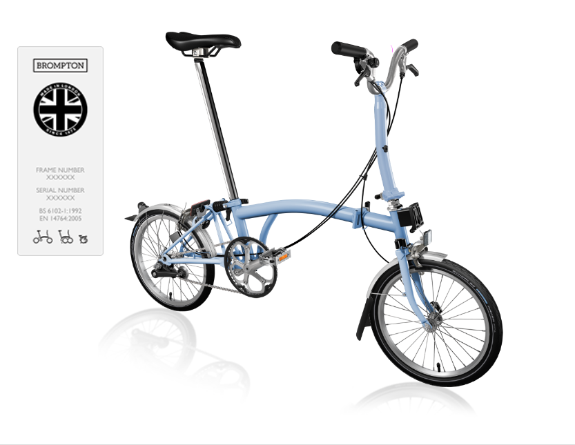 Brompton C-Line Utility Folding Bike - Cyclop.in