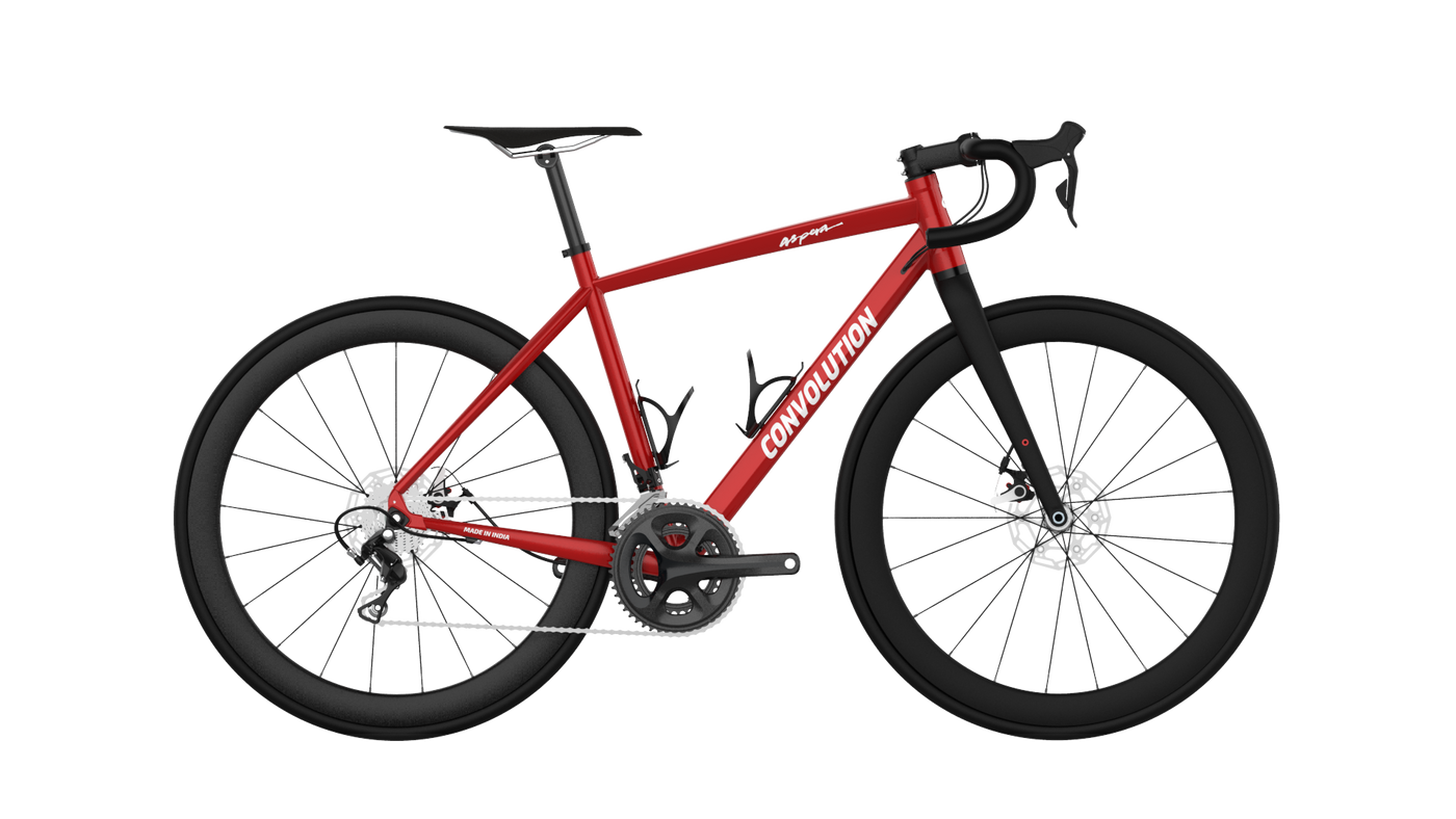 Red racing online bike