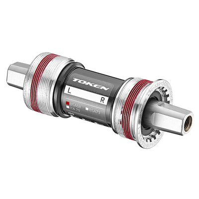 Token Bottom Bracket Jis Square Tappered Tiramic Bearings TI Axle 113.5 - Cyclop.in