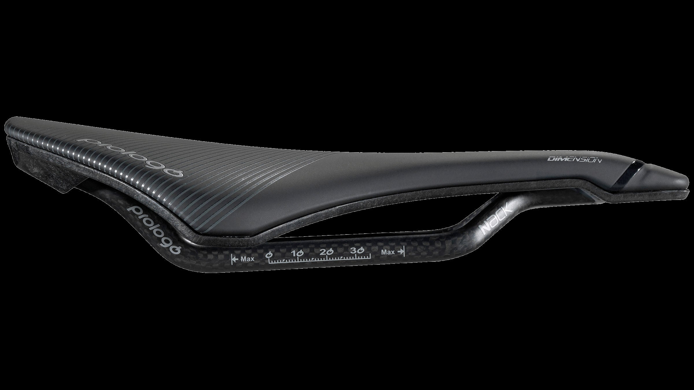 Buy Prologo Dimension 143 Tirox Rail Hard Saddle - Black | Cyclop.in