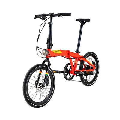 Element Ecosmo 8 SP Reggae Edition Folding Bike - Cyclop.in