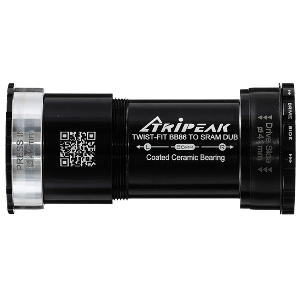 Tripeak BB86 Pressfit Bottom Bracket-NCT Ceramic-SRAM (DUB-Road 86mm) - Cyclop.in