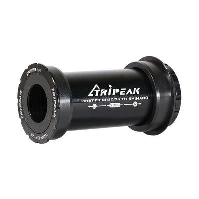 Tripeak BBRight Twist Fit Bottom Bracket, Shimano-Road - 79mm, Cervelo - Black - Cyclop.in