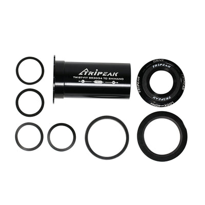 Tripeak BBRight Twist Fit Bottom Bracket, Shimano-Road - 79mm, Cervelo - Black - Cyclop.in