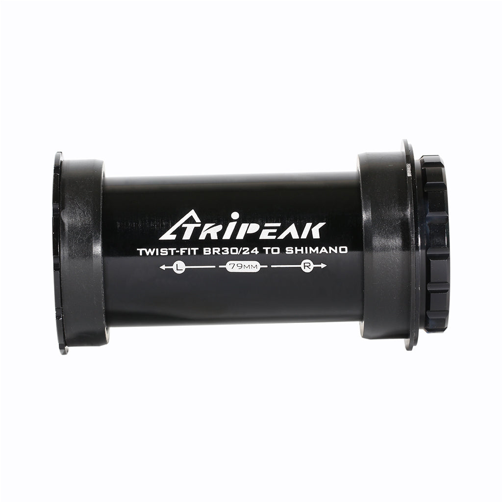 Tripeak BBRight Twist Fit Bottom Bracket, Shimano-Road - 79mm, Cervelo - Black - Cyclop.in