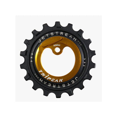 Tripeak Oversize Pulley Kit 12/18T, Ceramic Bearing Shimano DuraAce92, 12-Speed - Gold - Cyclop.in