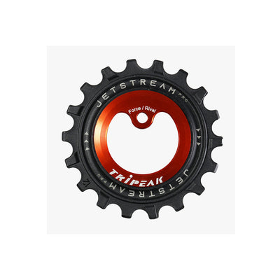 Tripeak Oversize Pulley Kit 12/18T, Ceramic Bearing  Sram AXS Force/Rival, 12-Speed - Red - Cyclop.in
