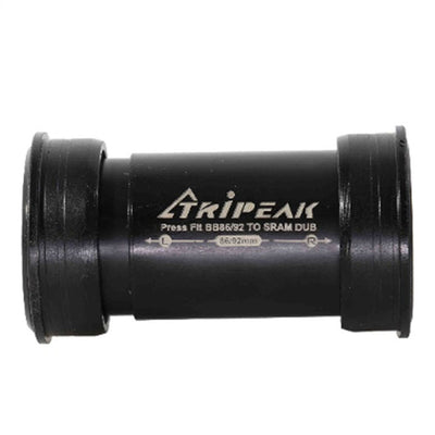 Tripeak BB86 Pressfit Bottom Bracket With Angle Contact Bearing, Sram Dub 86-92Mm - Black - Cyclop.in