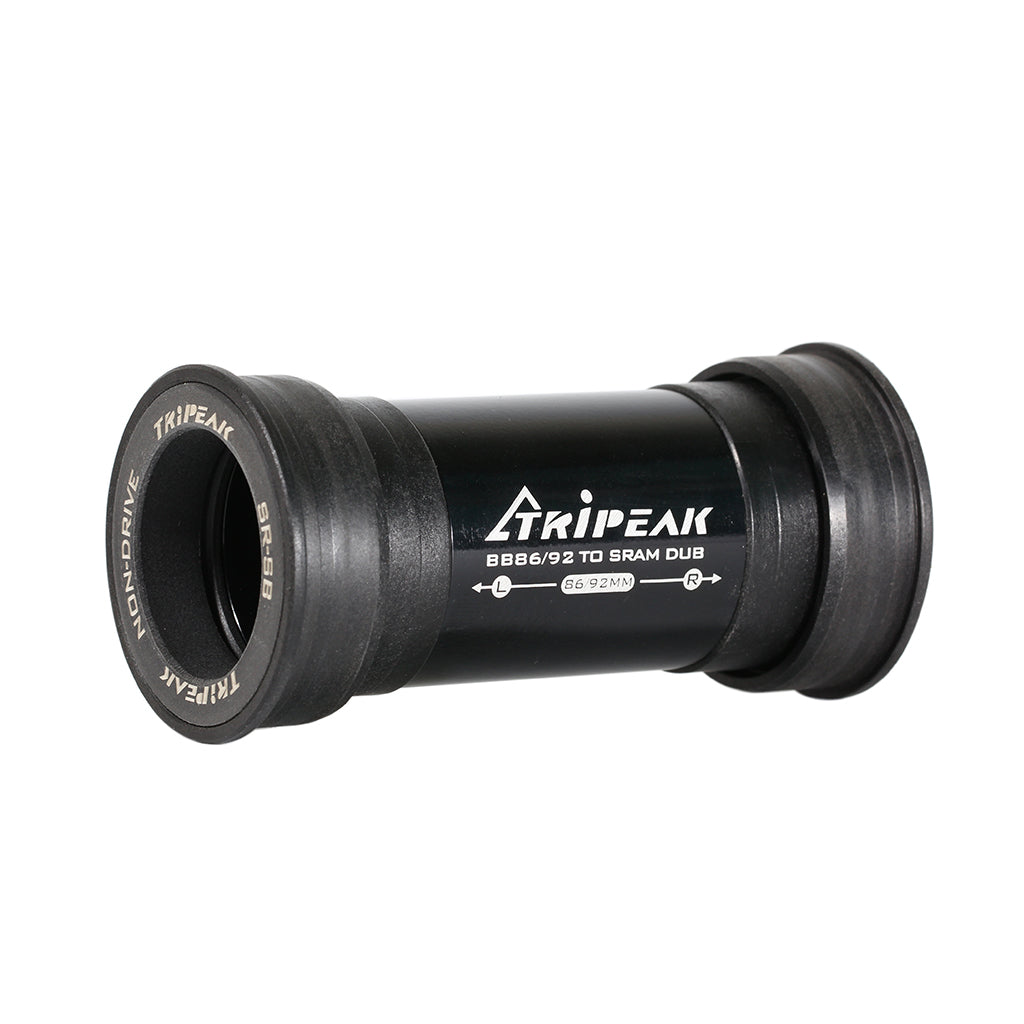 Tripeak BB86 Pressfit Bottom Bracket, SRAM DUB - 86-92mm - Black - Cyclop.in