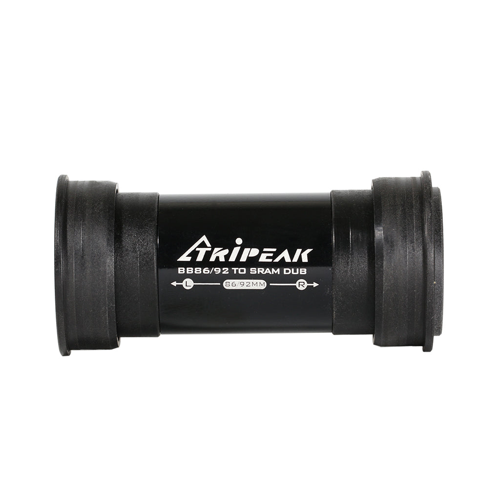 Tripeak BB86 Pressfit Bottom Bracket, SRAM DUB - 86-92mm - Black - Cyclop.in