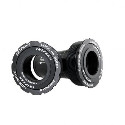 Tripeak T47 Bottom Bracket, Ceramic, Shimano-Road 86mm - Black - Cyclop.in