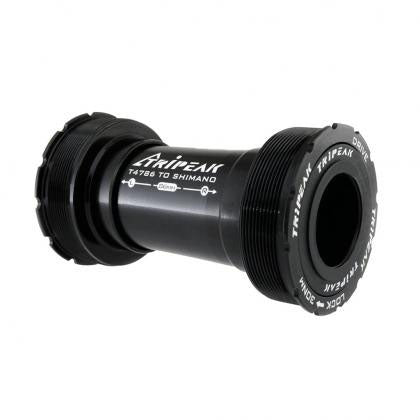 Tripeak T47 Bottom Bracket, Ceramic, Shimano-Road 86mm - Black - Cyclop.in