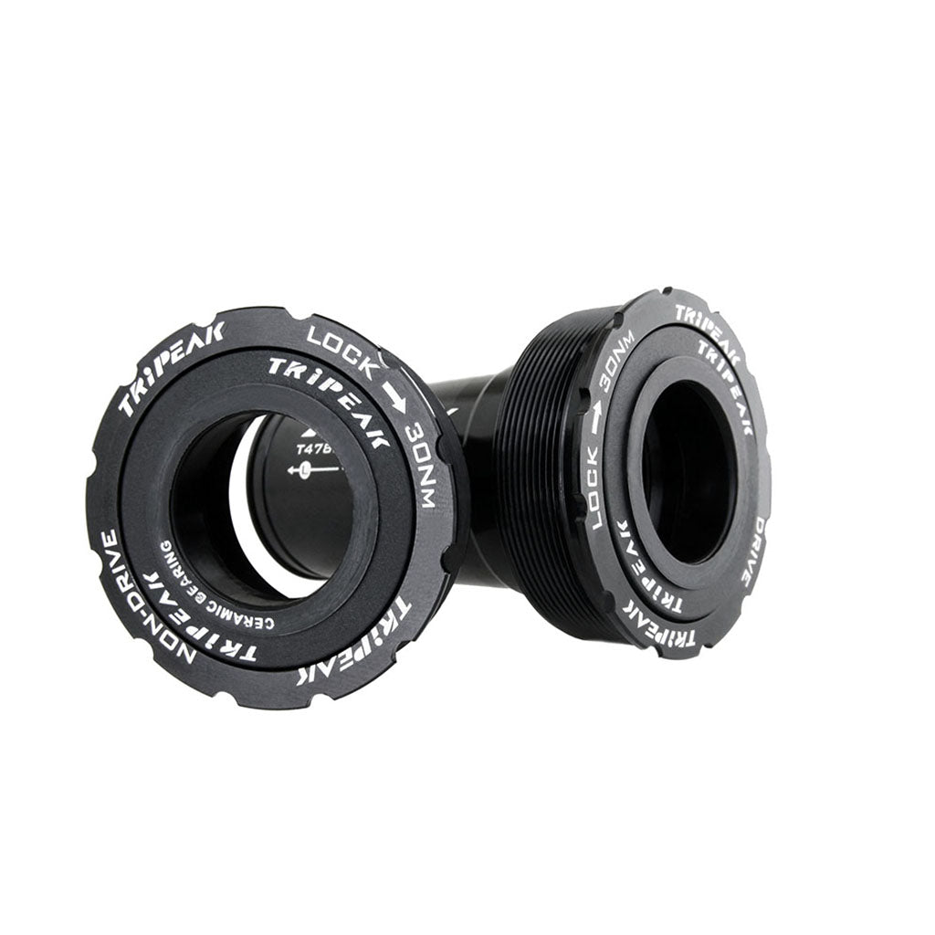 Tripeak T47 Bottom Bracket, Shimano-Road - 86mm - Black - Cyclop.in