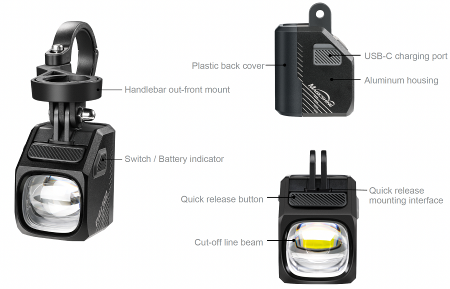 Buy Magicshine EVO 1700 Underneath Mounted 1700 Lumens Front Light