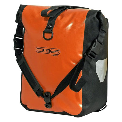 Ortlieb Sport-Roller Classic Pair Front Pannier Bag 25L - Orange/Black - Cyclop.in