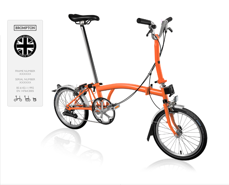 Cost of brompton folding bike sales