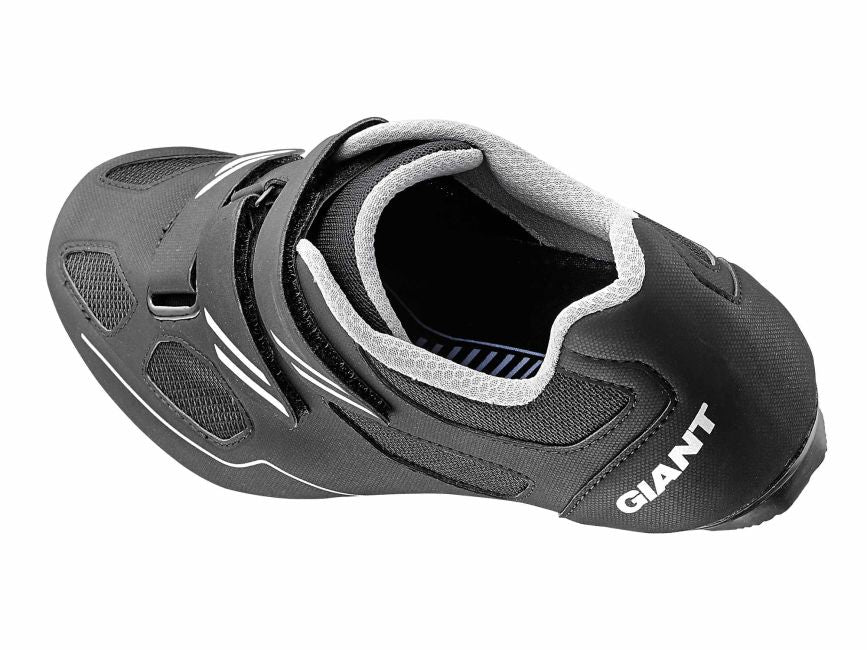 Giant Bolt Cycling Shoes Black/Silver (Spd/Spd Sl) - Cyclop.in