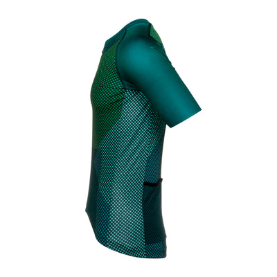 Bioracer Men's Spitfire Jersey - Green Blitzz - Cyclop.in