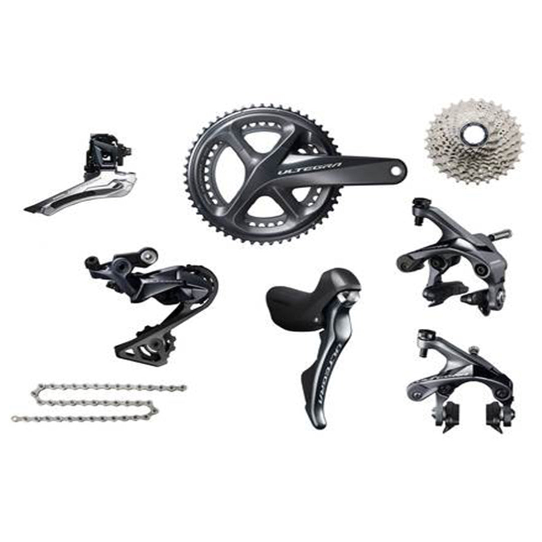 Shimano Ultegra R8000 2x11 Rim Brake Groupset - 50/34T, 11-28T - Cyclop.in