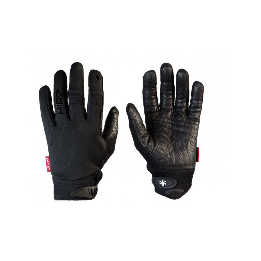 Hirzl Grippp Tour Thermo Cycling Gloves - Black - Cyclop.in