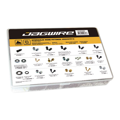 Jagwire Hydraulic Hose Fitting Combo Box-Kit - Cyclop.in