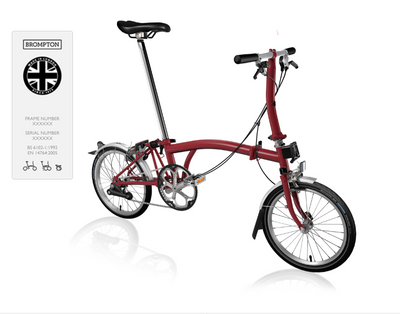 Brompton C-Line Urban Folding Bike - Cyclop.in