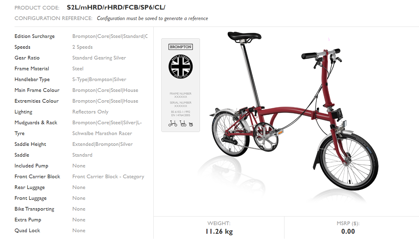 Brompton C-Line Urban Folding Bike - Cyclop.in