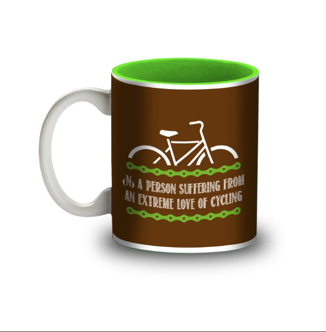 Cycling Inspired Coffee Mug - Psyclepath - Cyclop.in