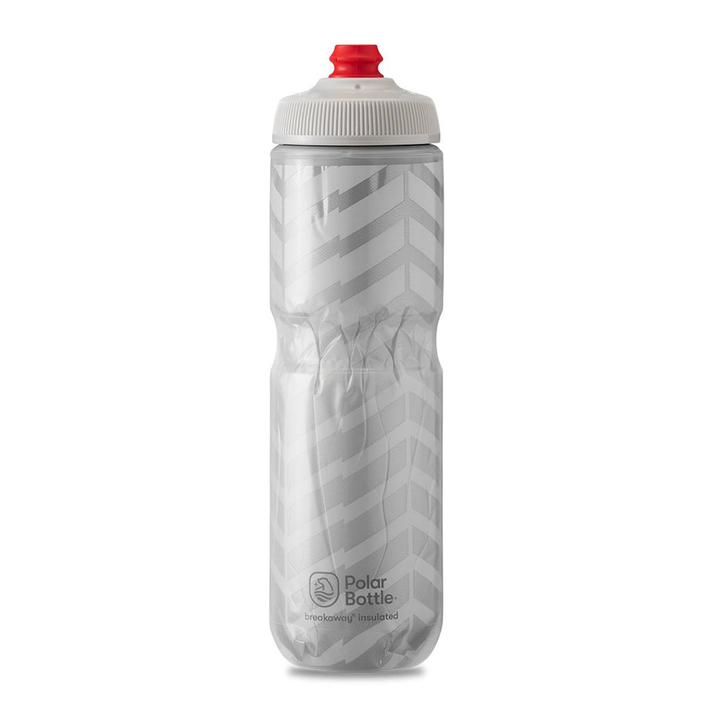 Polar Breakaway Insulated Ridge Bottle - White/Silver - Cyclop.in
