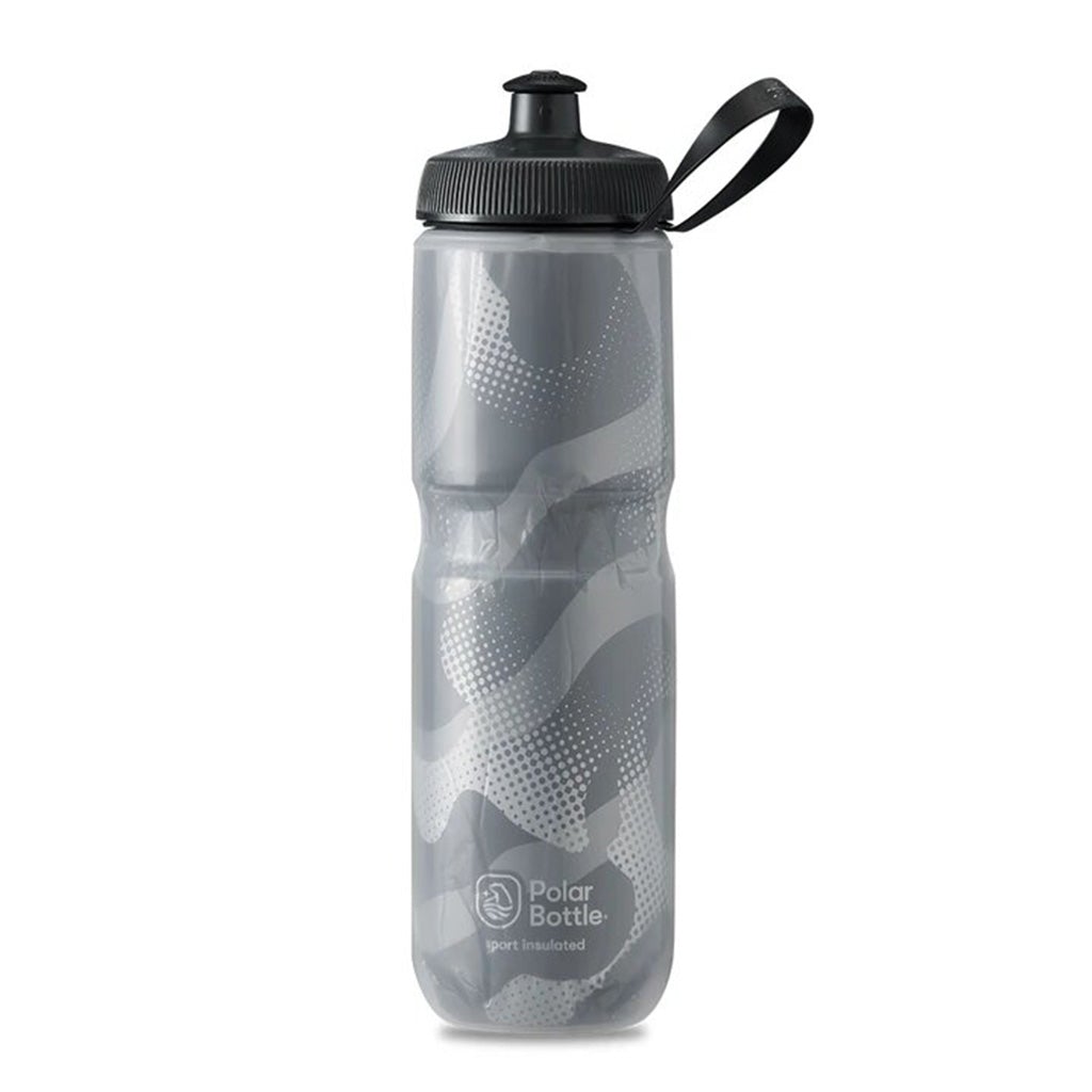 Polar Sport Insulated Contender Bottle - Charcoal/Silver - Cyclop.in