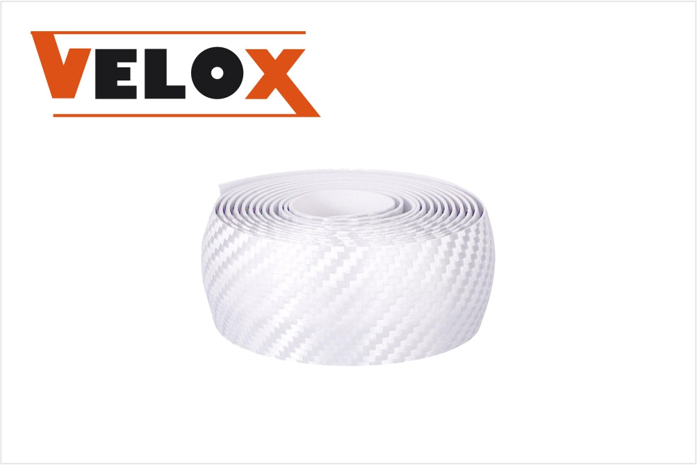 Velox Guidoline Carbon Handle Bar Tape - White - Cyclop.in
