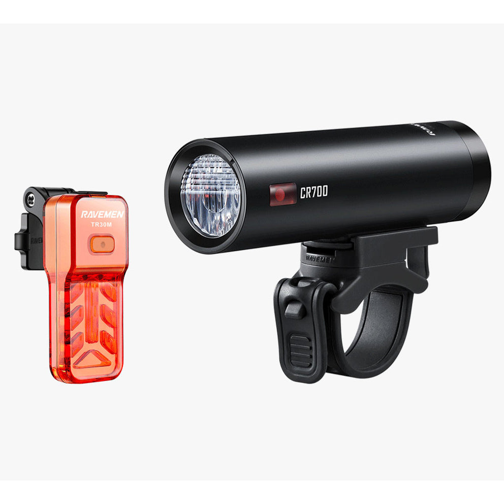 Ravemen LS-CT03 (CR700 and TR30M) Rechargeable Combo Light Set - Cyclop.in
