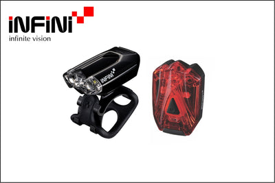 Infini Lava Rechargeable Front & Rear Lights (LT-I-260WR) - Cyclop.in
