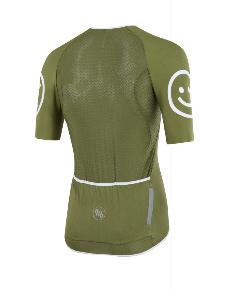 MB Wear Maglia Ultralight Jersey - Smile Verde Green - Cyclop.in