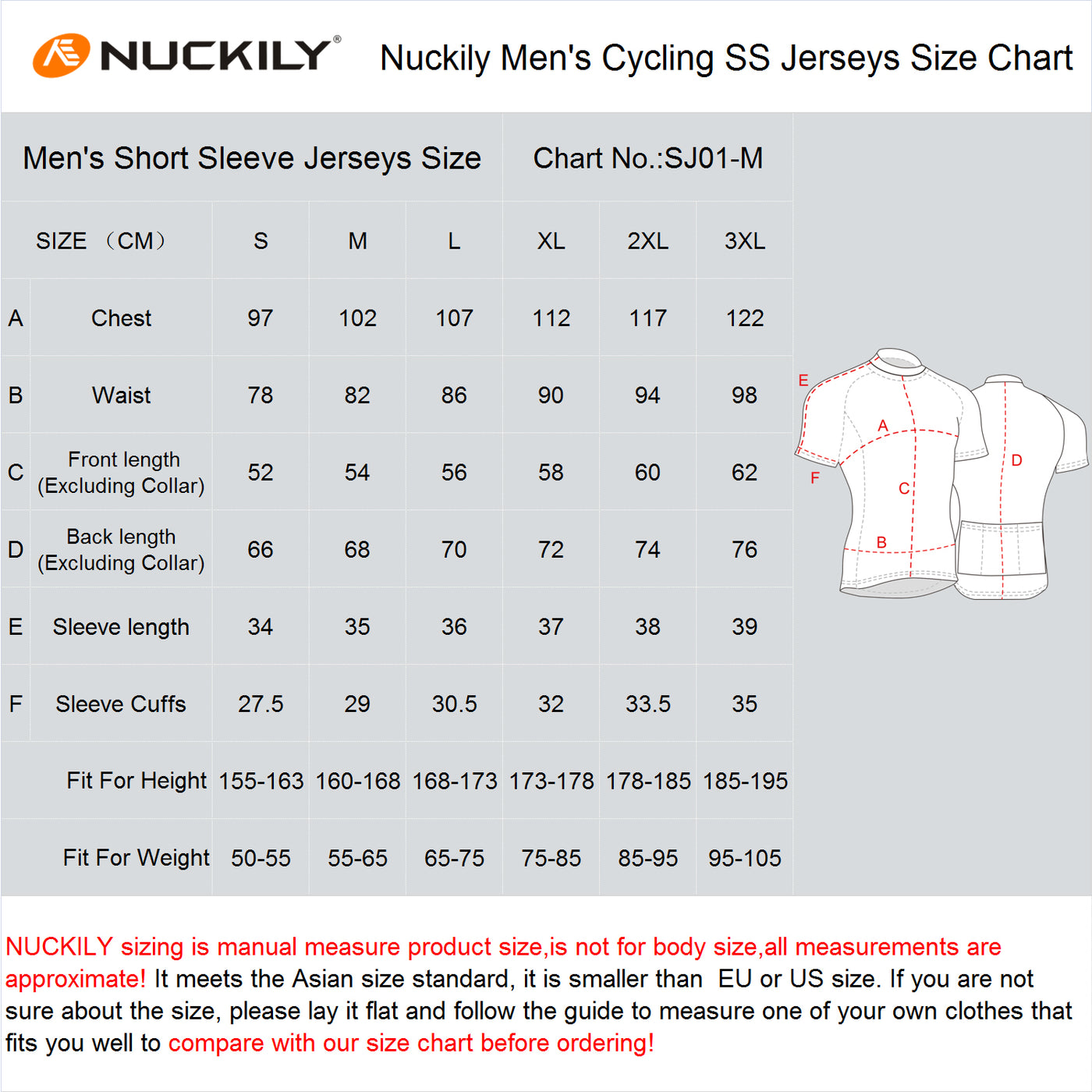 Nuckily MA003 Short Sleeve Cycling Jersey - Cyclop.in