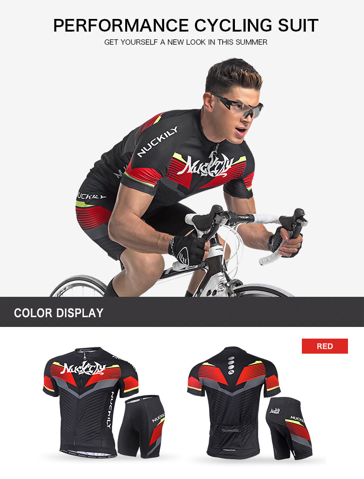 Nuckily MA021 MB021 Half Jersey And Shorts Set - Cyclop.in