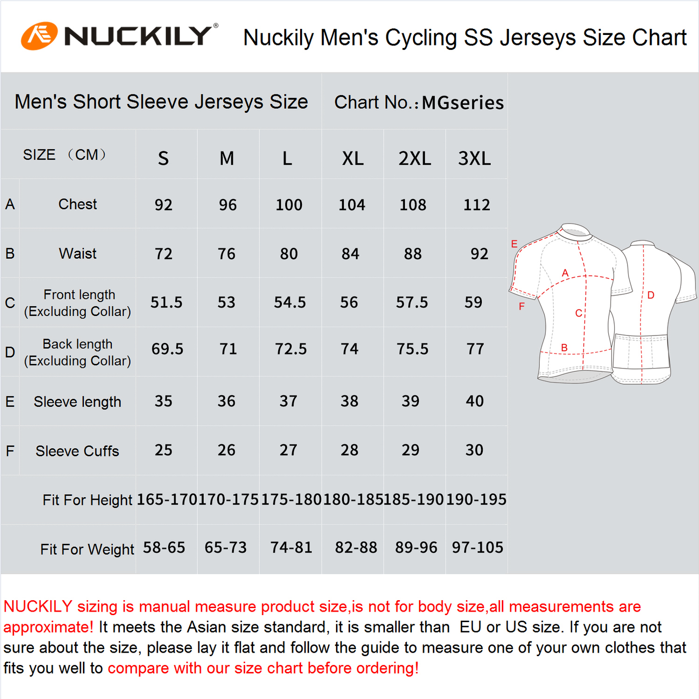 Nuckily MG0038 Short Sleeve Cycling Jersey - Cyclop.in