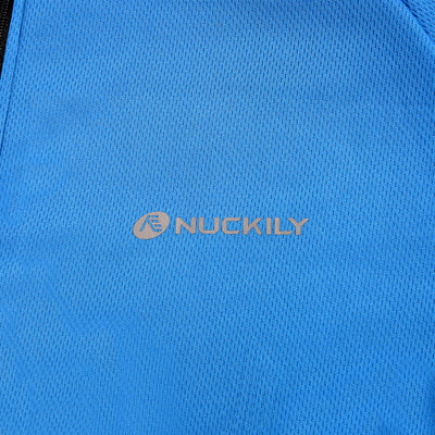 Nuckily MG043 NS355 Half Jersey And Shorts Set - Blue - Cyclop.in