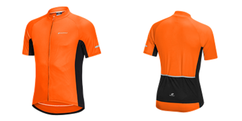 Nuckily Mycycology MG043-NS355 Half Sleeves Jersey and Gel Padded Shorts Orange - Cyclop.in