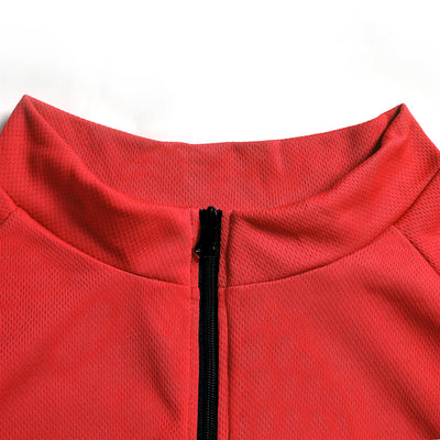 Nuckily MG043 NS355 Half Jersey And Shorts Set - Red - Cyclop.in