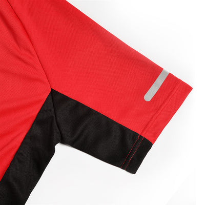 Nuckily MG043 NS355 Half Jersey And Shorts Set - Red - Cyclop.in